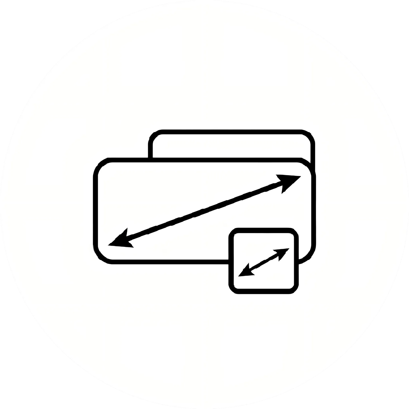 large extended mouse pad size icon desk mat dimensions illustration scalable workspace symbol